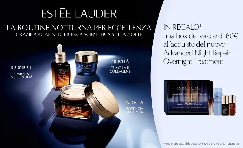 In Omaggio la box con i trattamenti Estée Lauder!
